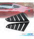 PERSIENNES DE VITRE LATÉRALE FORD MUSTANG 15-23 NOIR