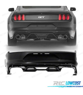 PARE-CHOCS ARRIÈRE FORD MUSTANG LOOK GT500 15-20 NOIR