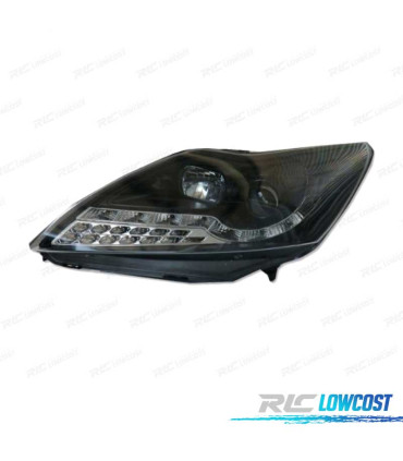 PHARES FORD FOCUS 08- FEUX DE JOUR LED NOIR