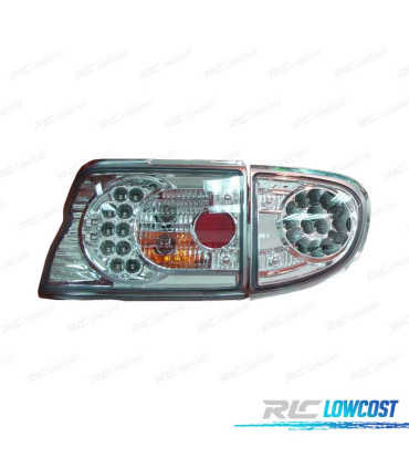 FEUX ARRIÈRE FORD ESCORT 95- LED FOND CHROME