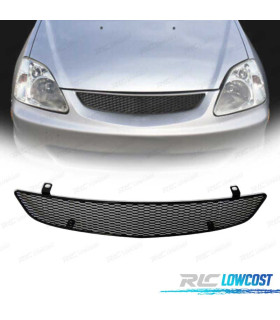 CALANDRE HONDA CIVIC 02-05 MÉTALIQUE NOIR