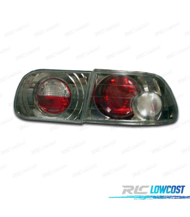 FEUX ARRIÈRE HONDA CIVIC 3P 92-95 LOOK LEXUS FOND DORÉ