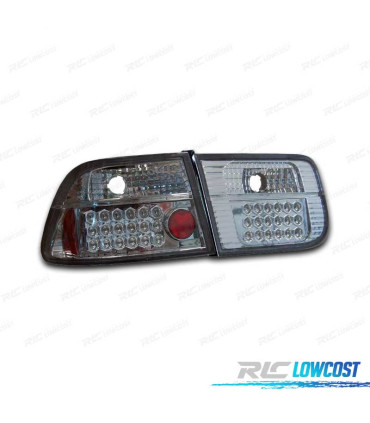 FEUX ARRIÈRE HONDA CIVIC 96- COUPE CHROME FONCÉ