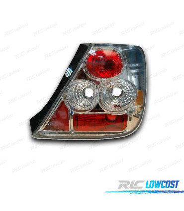 FEUX ARRIÈRE HONDA CIVIC 3P 00- LOOK LEXUS CHROMÉ