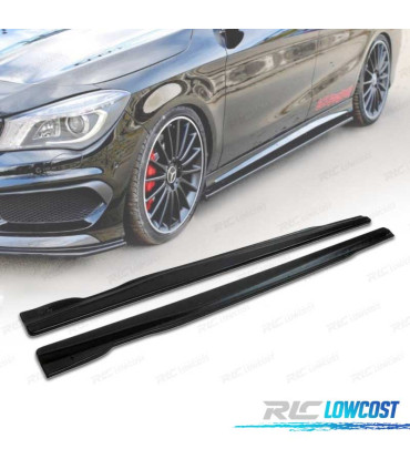 EXTENSIONS BAS DE CAISSE MERCEDES W117 45 W176 12-18 NOIR