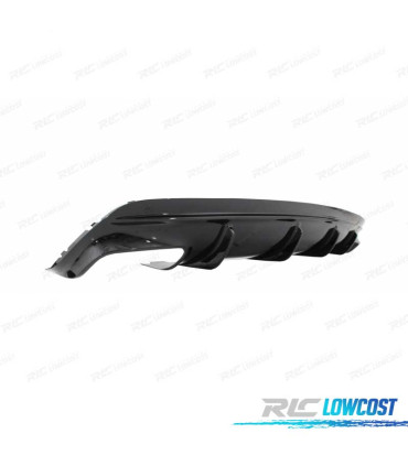 DIFFUSEUR ARRIÈRE MERCEDES CLA W117 16-18 LOOK CLA45 NOIR BRILLANT + EMBOUTS D´ÉCHAPPEMENT