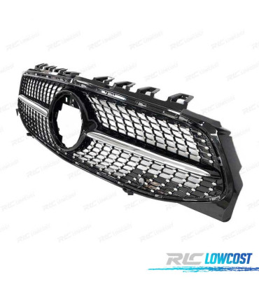 CALANDRE MERCEDES W118 CLA 19- LOOK DIAMOND CHROMÉ