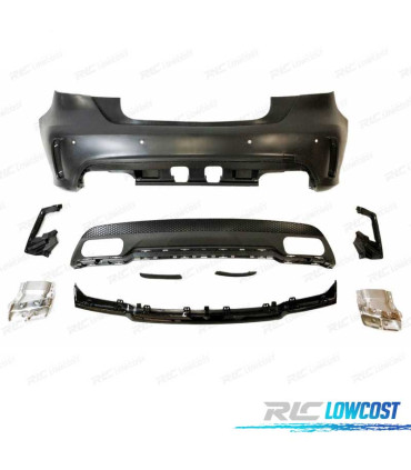 PARE-CHOCS ARRIÈRE POUR MERCEDES W176 A45 12-15 LOOK AMG