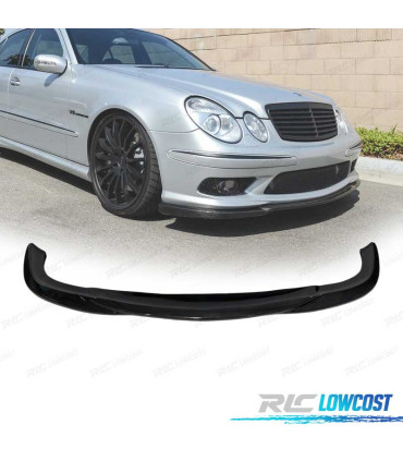SPOILER LAME PARE-CHOCS MERCEDES W211 AMG E55 02-06 CARBONE