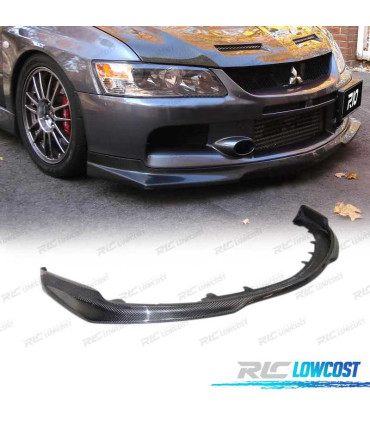 SPOILER LAME DE PARE-CHOCS AVANT MITSUBISHI EVO IX 05-08 CARBONE