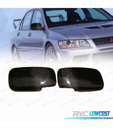 COQUES DE RÉTROVISEURS MITSUBISHI EVO VII VIII IX 02-08 CARBONE