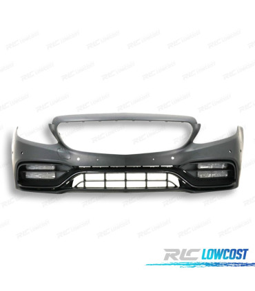 PARE-CHOCS AVANT MERCEDES W205 18-21 LOOK AMG C63 PDC