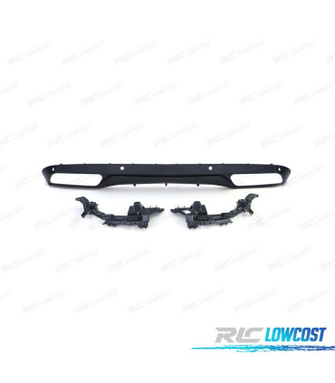 DIFFUSEUR MERCEDES CLASSE C W205 15-21 LOOK C63 MOULURE NOIR BRILLANT