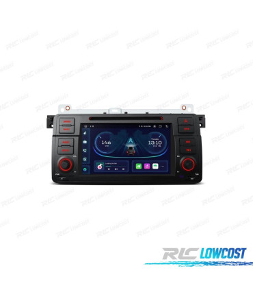 AUTORADIO 2DIN GPS ANDROID 13 POUR BMW SÉRIE 3 E46 ÉCRAN TACTILE 7"