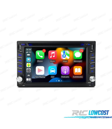 AUTORADIO ANDROID 12 GPS DVD 2DIN HD TOUCH BLUETOOTH USB SD