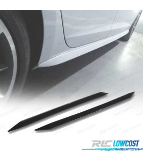 RAJOUTS BAS DE CAISSE AUDI A4 B6 8E LOOK S LINE NOIR BRILLANT