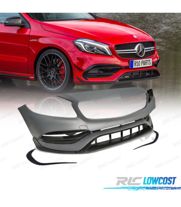PARE-CHOCS AVANT MERCEDES CLASSE A W176 15-18 LOOK A45 AMG