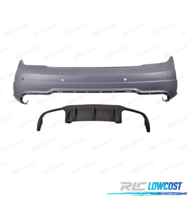 PARE-CHOCS ARRIERE MERCEDES CLASSE C W204 11-14 LOOK C63 AMG PDC