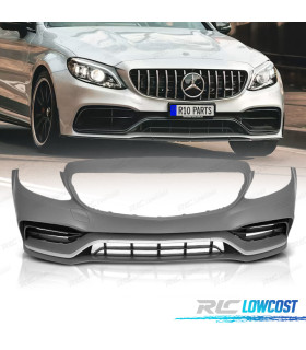 PARE-CHOCS AVANT MERCEDES CLASSE C W205 18-21 LOOK AMG C63