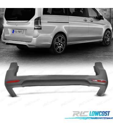 PARE-CHOCS ARRIERE MERCEDES VITO W447 14-19 LOOK AMG