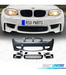 PARE-CHOCS AVANT BMW E81 E87 E82 E88 06-10 LOOK 1M + CONDUIT D'AIR