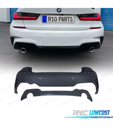 PARE CHOCS ARRIERE BMW G20 19- LOOK M PDC + DIFFUSEUR