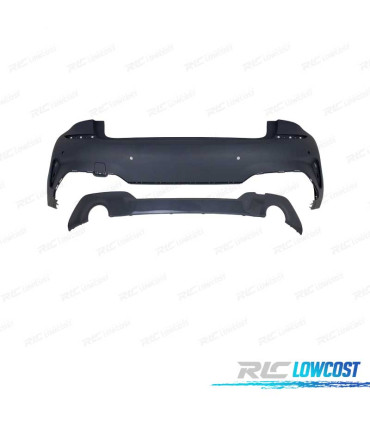 PARE CHOCS ARRIERE BMW G20 19- LOOK M PDC + DIFFUSEUR