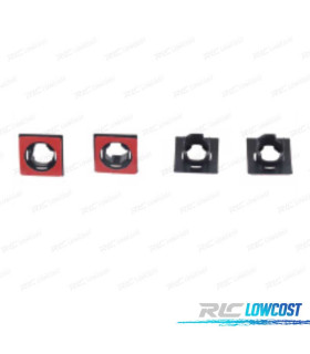 KIT 4 SUPPORTS BMW E60 04- LOOK M TECH ARRIERE 18MM