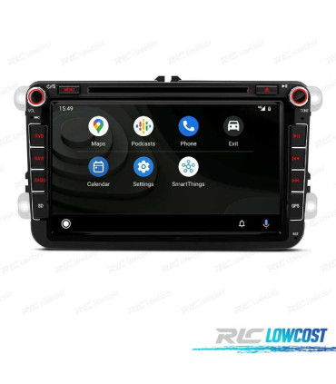 AUTORADIO GPS ANDROID 12 SEAT LEON ALTEA TOLEDO ALHAMBRA USB GPS TACTIL HD