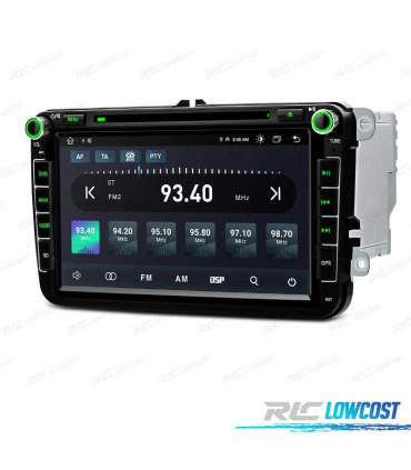 AUTORADIO GPS ANDROID 12 SEAT LEON ALTEA TOLEDO ALHAMBRA USB GPS TACTIL HD