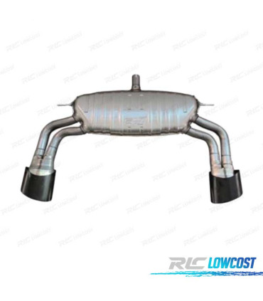 SILENCIEUX D'ÉCHAPPEMENT AUDI A3 17-20 S LINE SÉDAN LOOK RS3 NOIR