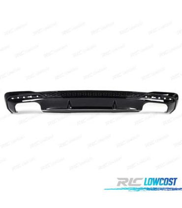DIFFUSEUR AUDI A4 B9 S LINE 19-23 LOOK S4 NOIR BRILLANT