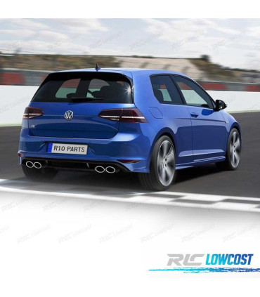 DIFFUSEUR ARRIÈRE VOLKSWAGEN VW GOLF 7 12-17 LOOK R LINE