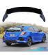 AILERON BECQUET SPOILER HONDA CIVIC HATCHBACK 16-20 LOOK TYPE R NOIR BRILLANT