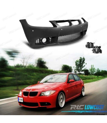 PARE CHOCS FRONTAL BMW E90 E91 05-08 LOOK M3 PDC + ANTIBROUILLARD