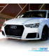 PARE-CHOCS AVANT AUDI A4 B9 AVANT SEDAN 16-19 LOOK RS4