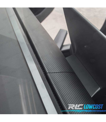 KIT PIÈCES DÉCORATIVES HABITACLE TESLA MODEL 3 17-20 LOOK CARBONE