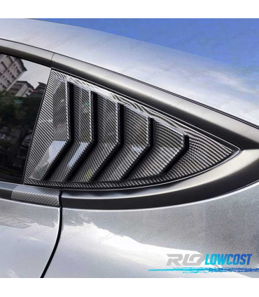 CACHE LATÉRALE TESLA MODÈLE Y 20 LOOK CARBONE