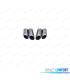 EMBOUTS D'ÉCHAPPEMENTS PORSCHE MACAN 18- LOOK S SILVER MATE