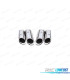 EMBOUTS D'ÉCHAPPEMENTS PORSCHE MACAN 18- LOOK GTS CHROMÉ