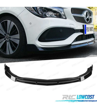 SPOILER LAME DE PARE-CHOCS AVANT MERCEDES CLA W117 AMG 14-18 NOIR BRILLANT