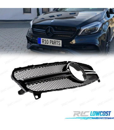 CALANDRE MERCEDES CLASSE A W176 15-18 LOOK AMG A45 NOIR