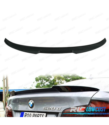 AILERON BECQUET LAME COFFRE BMW F10 10-17 LOOK M4 NOIR BRILLANT