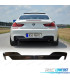 DIFFUSEUR ARRIÈRE BMW F06 F12 F13 CARBONE SORTIE D'ÉCHAPPEMENT SIMPLE DES 2 CÔTÉS