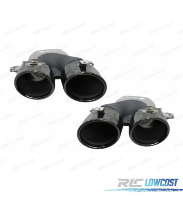 DIFFUSEUR MERCEDES CLASSE C W205 BERLINE 14-17 C43 AMG PDC + 2 EMBOUTS D'ÉCHAPPEMENT NOIR