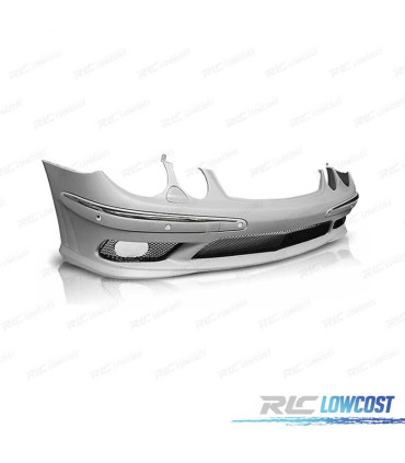 PARE-CHOCS FRONTAL MERCEDES W211 02-06 PDC LOOK AMG + ANTIBROUILLARD