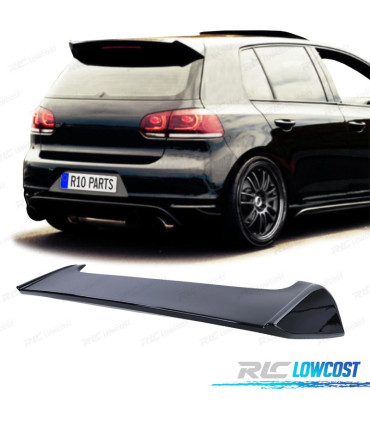 AILERON BECQUET TOIT VOLKSWAGEN VW GOLF 6 GTI LOOK OSIR NOIR BRILLANT