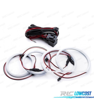 ANGEL EYES FULL LEDS SMD BMW E46 E36 E38 E39 PHARE HALOGÈNE