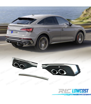 DIFFUSEUR AUDI Q5 S LINE 20- LOOK SQ5 COUPÉ SILVER