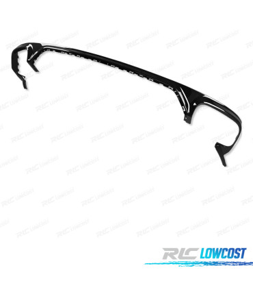 DIFFUSEUR AUDI Q8 19-23 LOOK SQ8 NOIR + EMBOUTS D´ÉCHAPPEMENT CHROMÉ